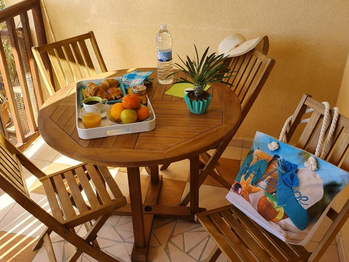 Les Villas Du Bambou - Appartement Azul De 1 A 3 Pers Le Gosier  Exterior photo
